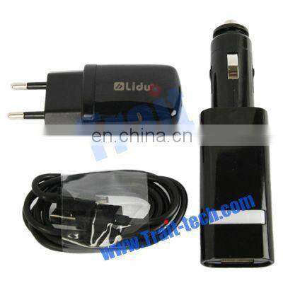 High Quality Car Charger US/EU Plug, USB Car Charger Cigarette Lighter Adapter