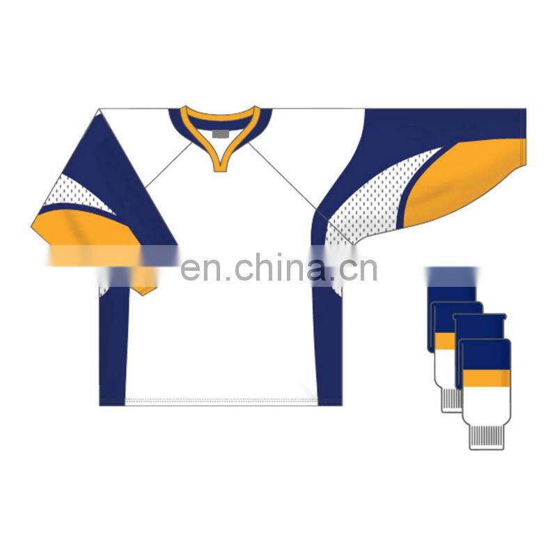 100% polyester dye sublimation fashion wholesale cheap ice hockey t shirts