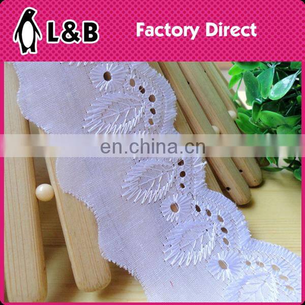 2017 lace embroidered border trims T/C lace