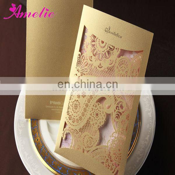 ACW2010 2014 Stock Market Paper Wedding Cards In Lahore