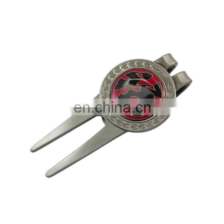 custom blank golf divot repair tool with ball marker