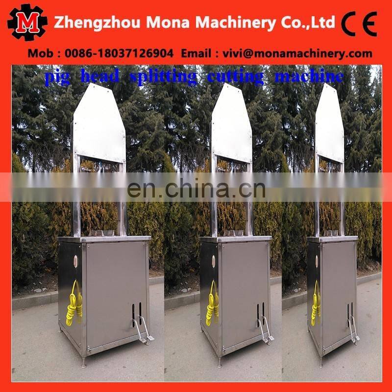 pig cow head splitting machine / cattle cutting equipment(skype:monamachinery)