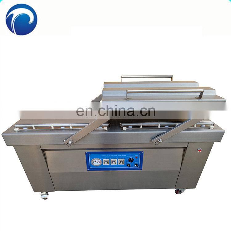 Double chamber vacuum packing machine for meat,beef,sea food,tofu,mushroom,peanut,rice,chicken