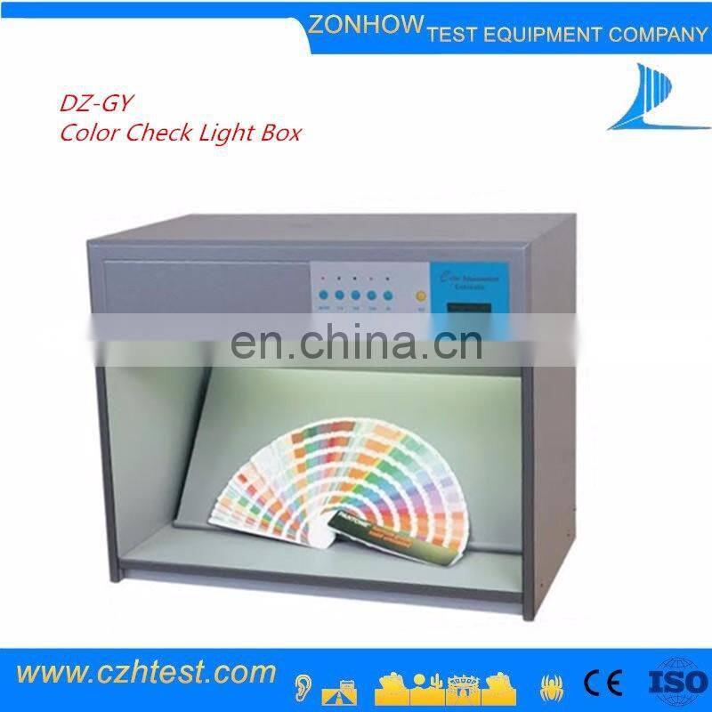 Color assessment test color check light box inspection booths color inspection light box