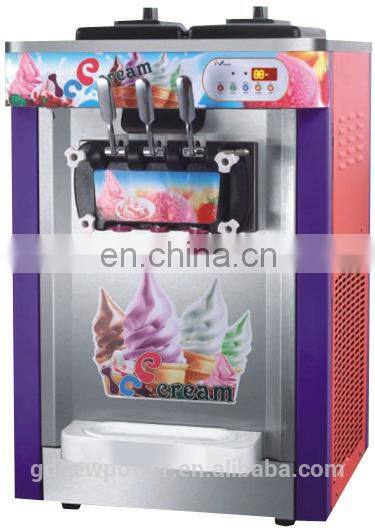 industrial Desktop painting double cooling system soft ice cream machines prices,ice cream cup,ice cream stick