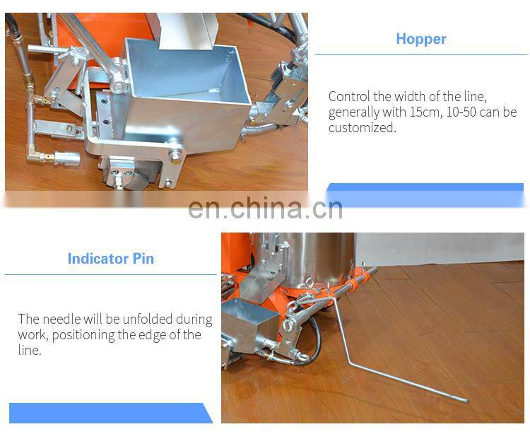 handpush road line paint marking machine