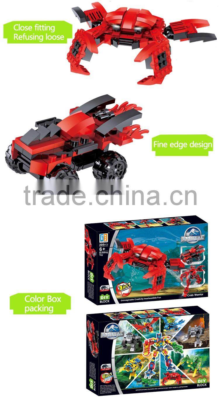 JSTOYS 2016 new type building block series robot for promotion
