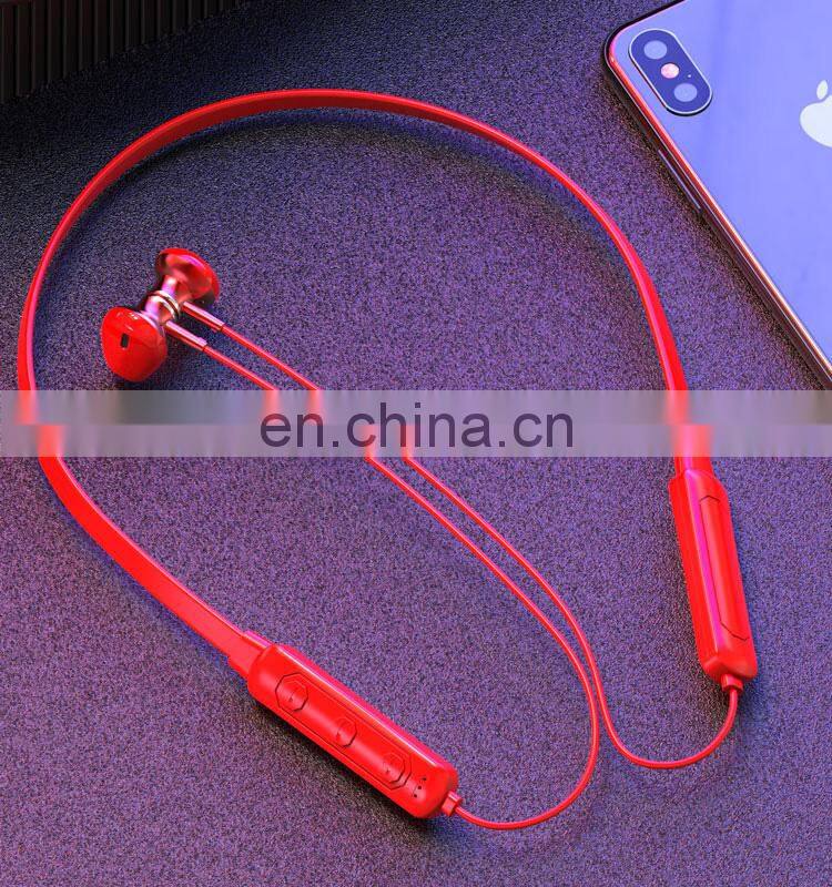 Golden Sky Sports Stereo Wireless Headset Bluetooth Earpiece Wireless Earbuds Bluetooth Earphone Neckband Bluetooth Headphones