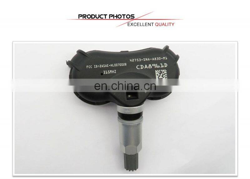 OEM HaoXiang Auto 40700-CD001  TPMS Tire Pressure Monitor Sensor  42753-SNA-A830-M1 42753-SNA-A83 42753-TR3-A81 42753-SNA-A831