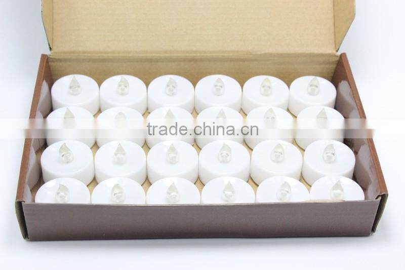 Hot sale color changing led candle flickering light for party