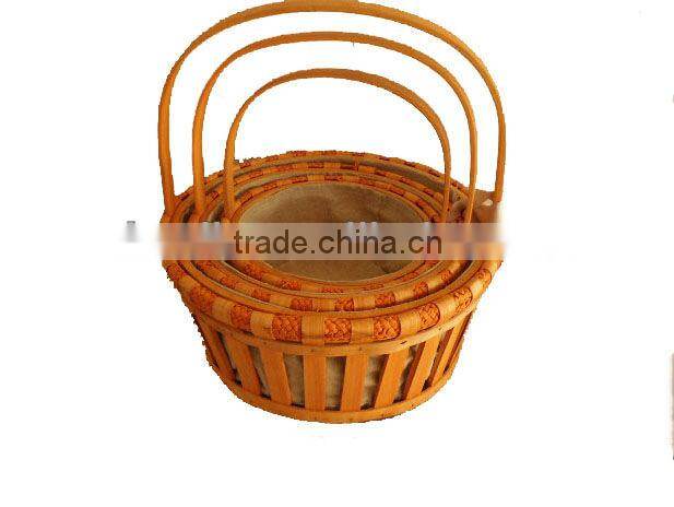Wood Wastepaper Basket/Waste Basket
