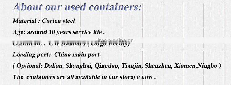 Used 40 foot container price with good condition