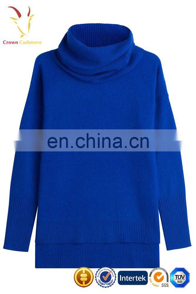 New Winter High Collar Ladies Sweaters Latest Design Warm Knitted Sweater