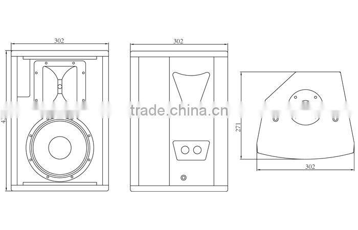 Martin F8+, 8 inch passive 2-way full range loudspeaker, small stage monitors