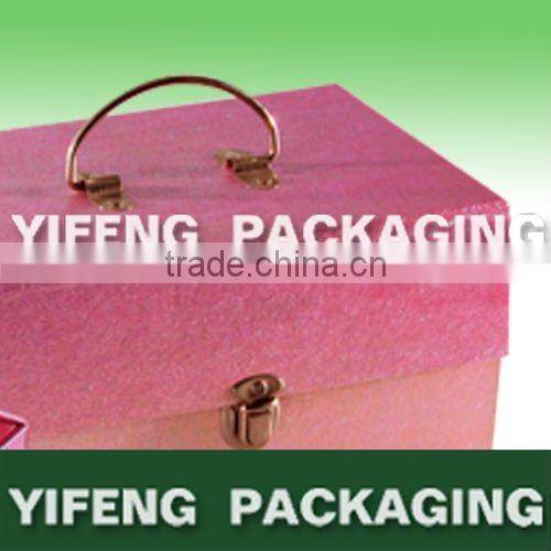 cardboard storage box with drawer