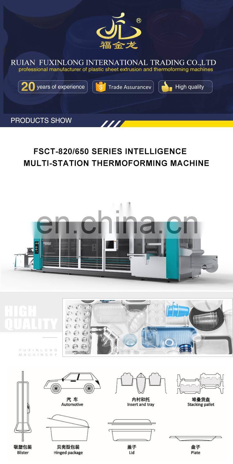 FSCT-820/650-A Automatic plastic cup product making thermoforming machines
