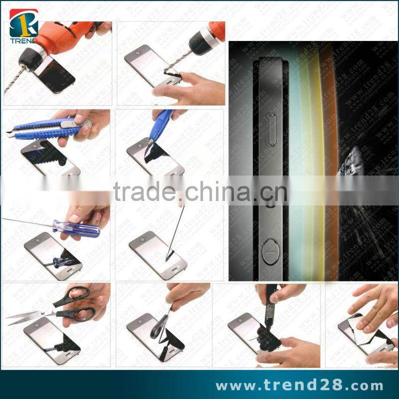 0.33mm explosion-proof 2.5D 9h hardness tempered glass screen protector for iphone