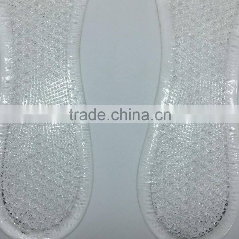 3/4 high heel insole pad TPR lady shoe insole