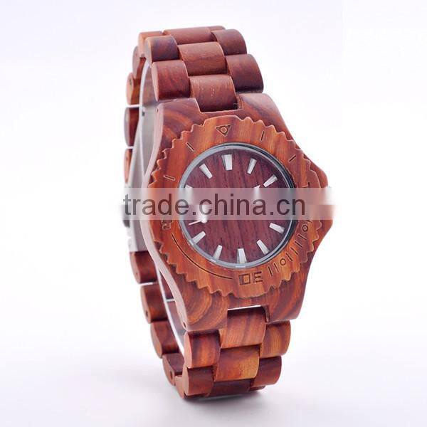 2015 Fashion Brand Wooden Sports Watch alibaba express