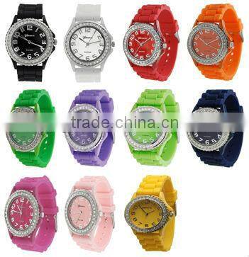 solar watch silicon for promotional gifts