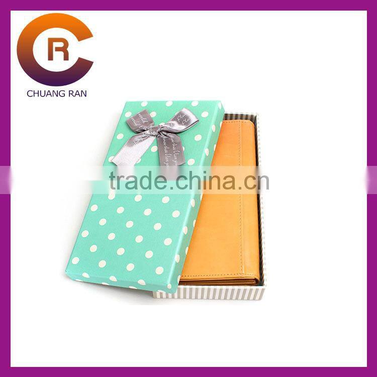 Blue custom paper window printed packaging box for hair extension