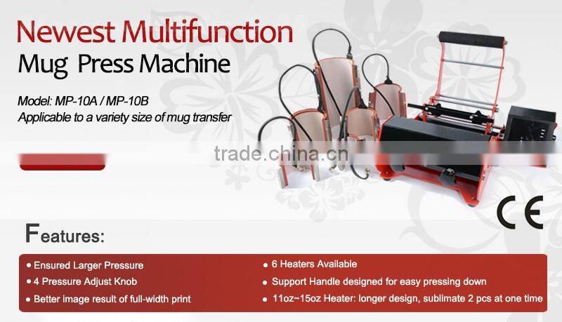 Best Price 6 in1 Multifunction Mug Heat Press Transfer Machine