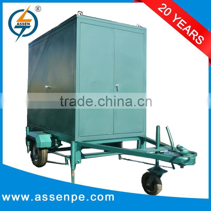 movable high vacuum insulation oil purification system, transformer oil reclamation plant