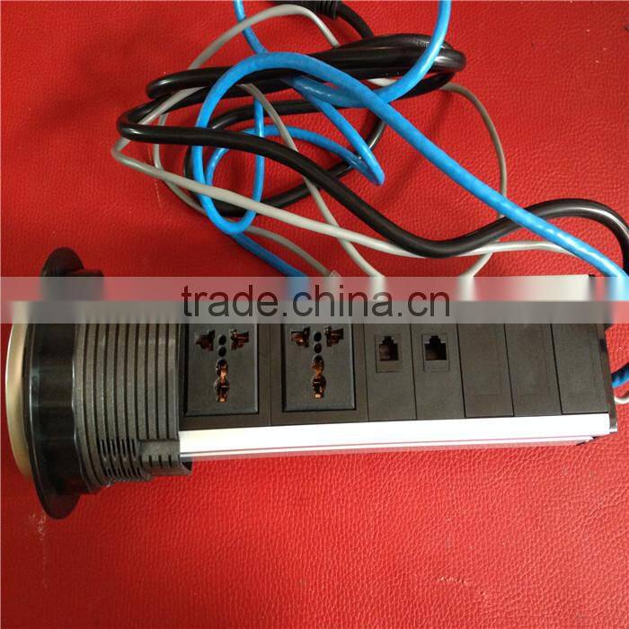 BW-K62 Kitchen/Table Hidden Pop Up Furniture Mounted Socket