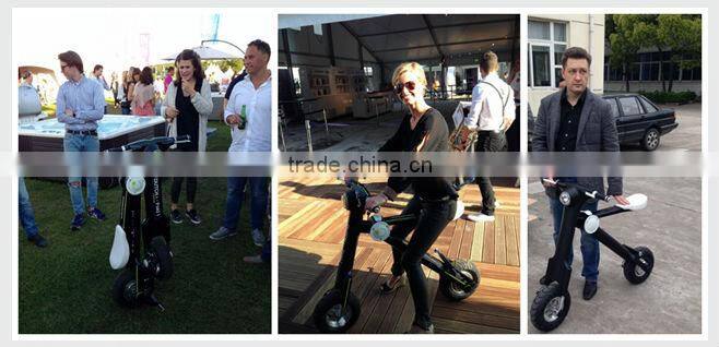 350W / 500W Outdoor sightseeing E-bike Fashion ET Folding electric scooter