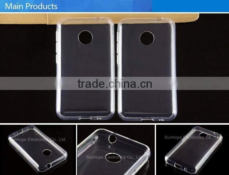 New Transparent tpu soft cell phone case for Vodafone Smart first 7 tpu cover