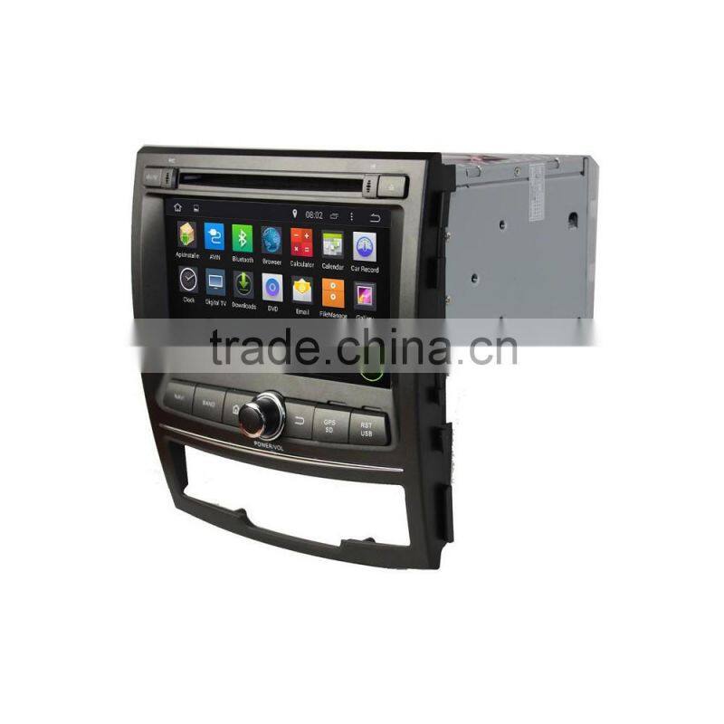 Automotive multimedia dvd player with navigation system for Ssangyong Korando 2010-2013