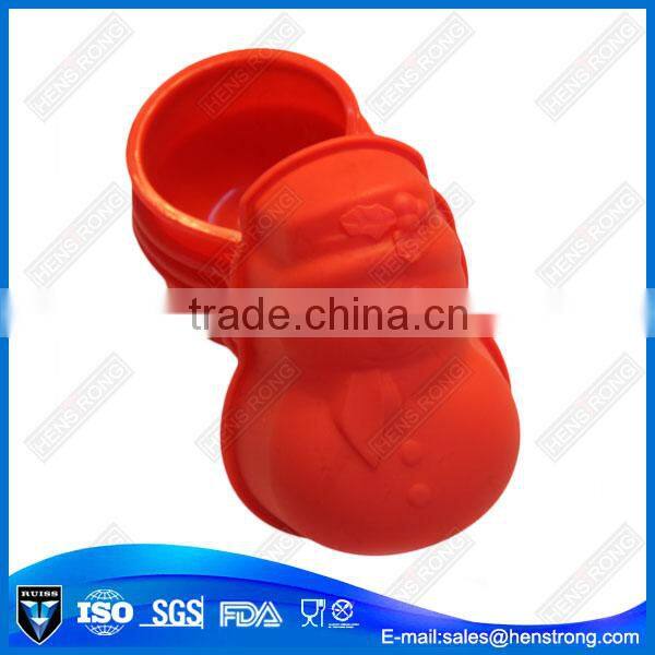 Various styles theme small silicone christmas tree cake mould