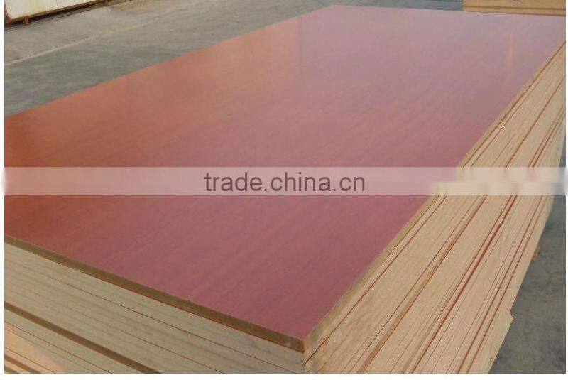 White Laminated Melamine Coated MDF Boards For Different Furniture Usages