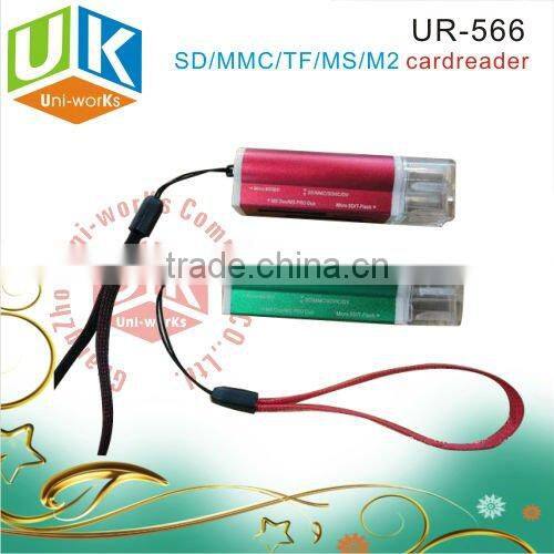 USB 2.0 all in one memory smart lighter card reader