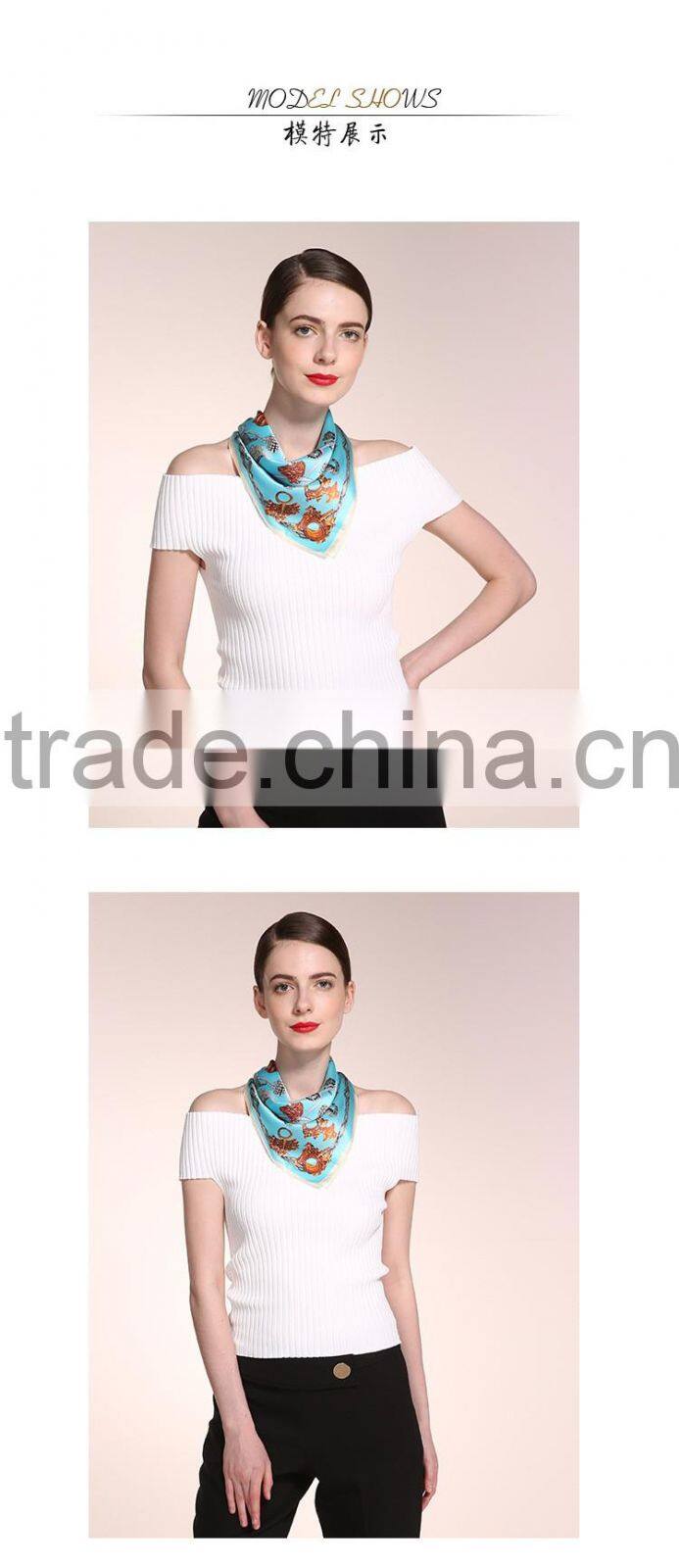 100% silk jacquard shawl, triangle neck scarf