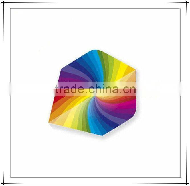 Dongguan pear/drop tear PET dart flights
