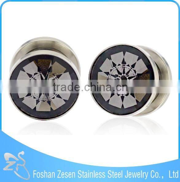 Wholesale Stainless Steel Ear Expand Tunnel Earrings For Men