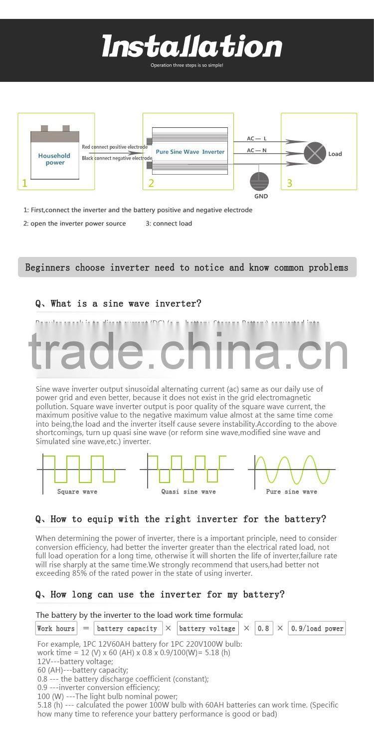 Hot Sale off grid 500w solar inverter price