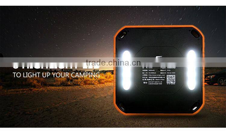 2015 new waterproof solar charger, super fireproof solar charger