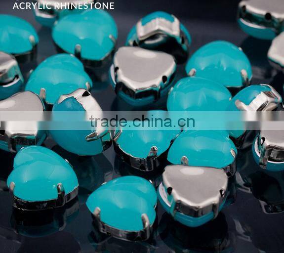 Sedex Audited Factory 2 Pillar Heart Shape Acrylic stone with catcher