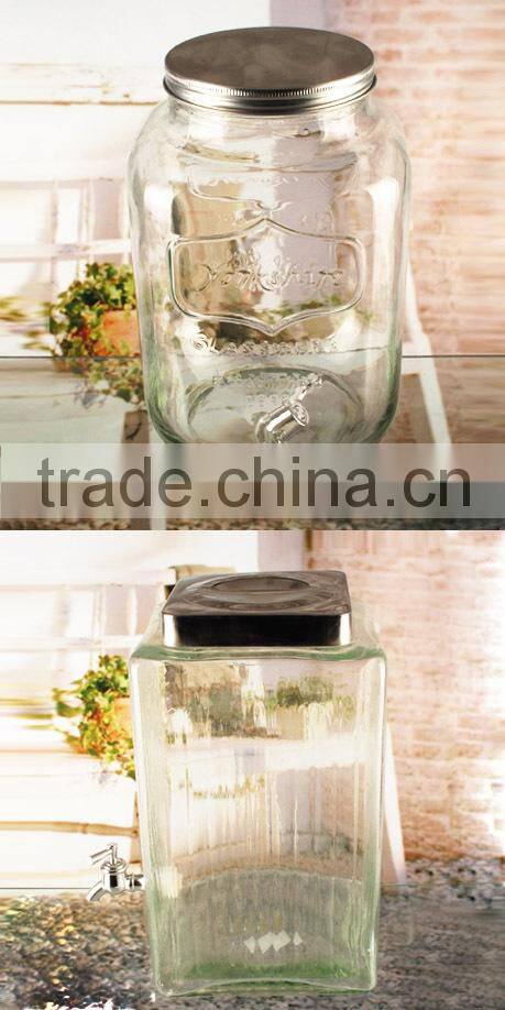 China original fancy glass juice dispenser wholesale