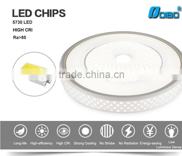 Easy installation China factory acrylic lampshade led light ceiling