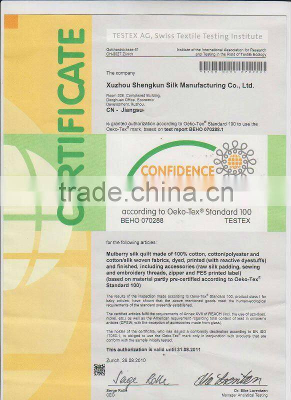 Silk Pillow Protector,Filling 100% Mulberry Silk,100gsm,Quilting