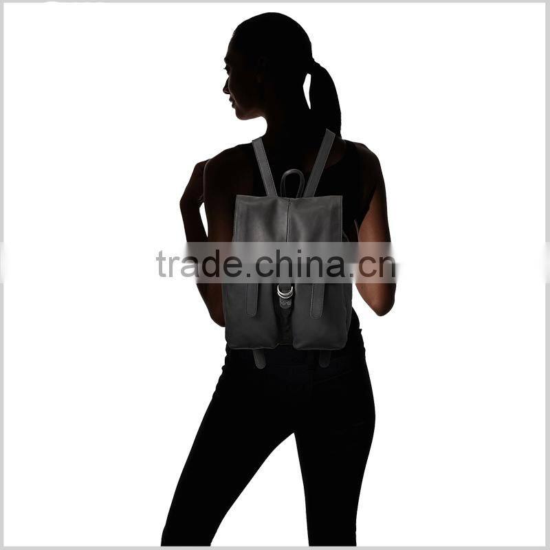 high quality backpack female/wholesale leather backpack/fashion girls backpack