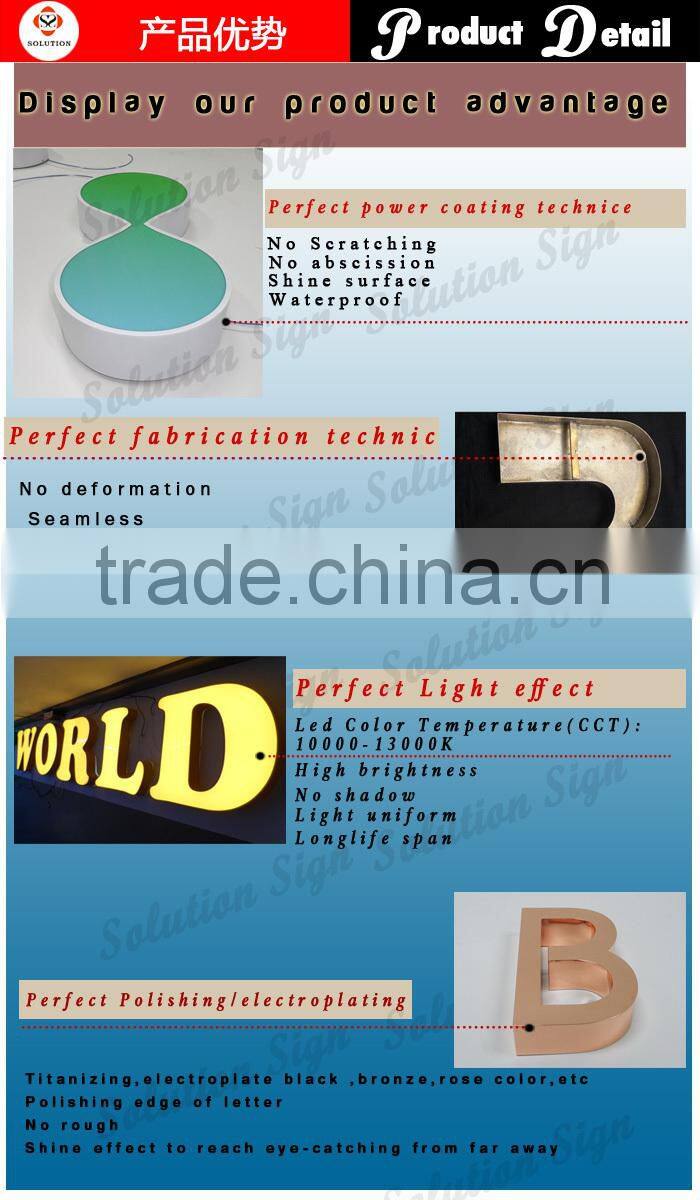 Outdoor Illuminatl ed led lighting leter