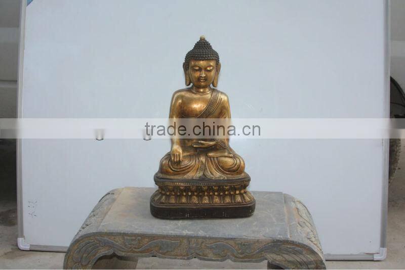 Chinese Antique Antique Brass Buddha Statue