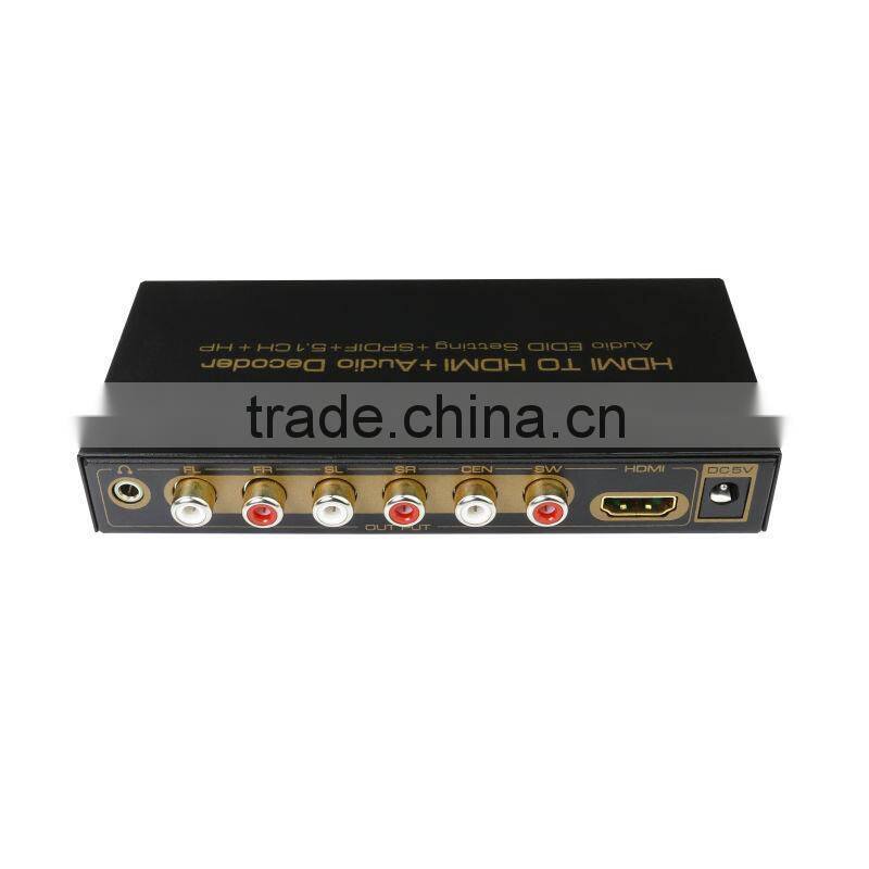 HDMI TO HDMI + Audio Decoder 5.1/7.1/ hdmi manufacture