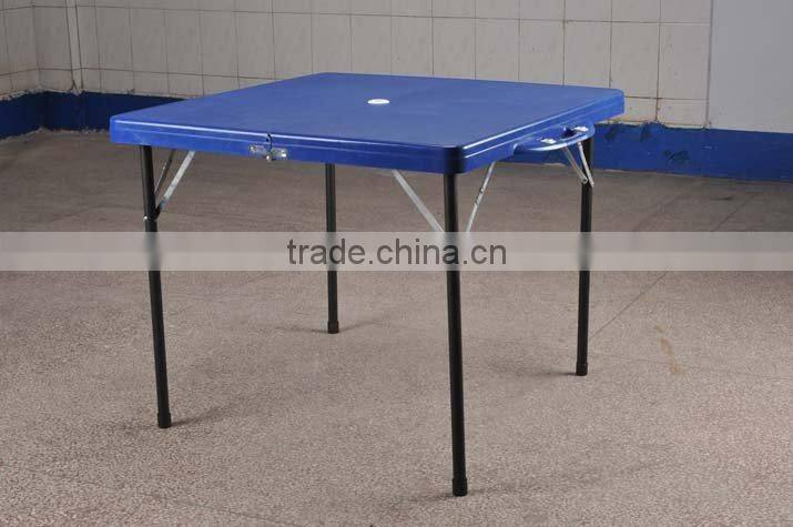 Outdoor plastic folding picnic table