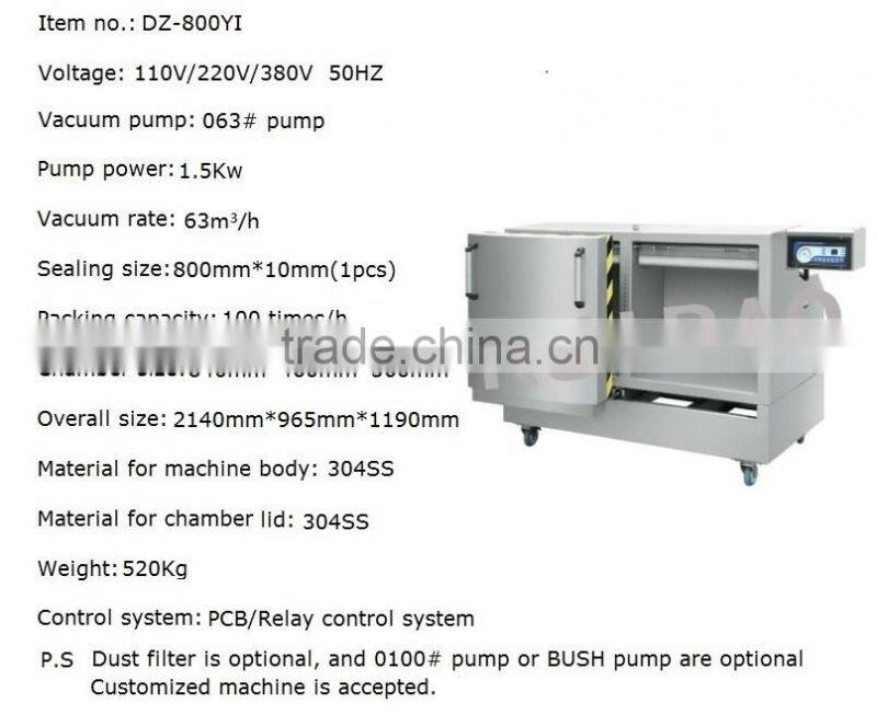 big large room vertical vacuum sealing machine