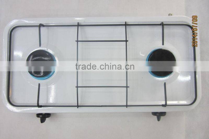 Gas stove/2 burners gas cooker/Cheap price stainless steel table top gas stove